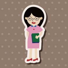 person character teacher theme elements N20