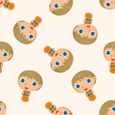 student cartoon seamless pattern background N95