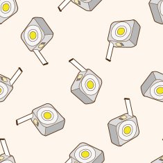 stationary measure gauge cartoon seamless pattern background