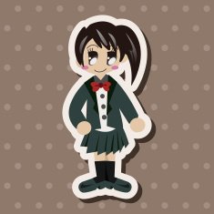 student cartoon theme elements N186