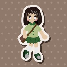 student cartoon theme elements N192