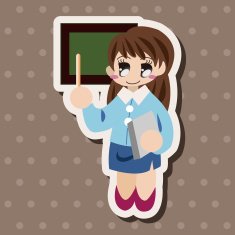 person character teacher theme elements N21