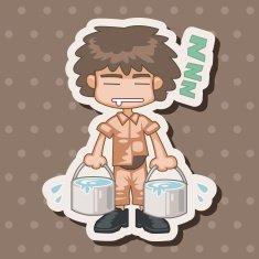student cartoon theme elements N195