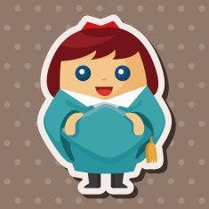 student cartoon theme elements N206