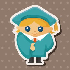 student cartoon theme elements N207