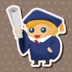 student cartoon theme elements N210