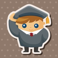 student cartoon theme elements N211