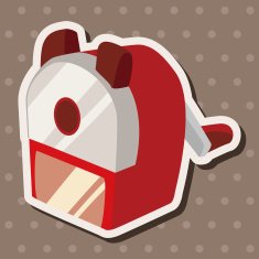 Pencil sharpeners theme elements N5