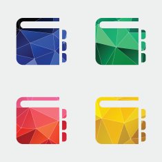 notepad icon Abstract Triangle