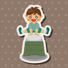 student cartoon theme elements N226