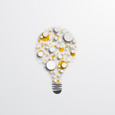 Vector modern light bulb background N9