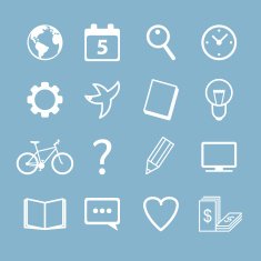Education icons N105
