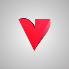Letter V Vector comic style font EPS10