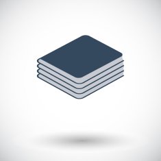 Book Single flat icon N2
