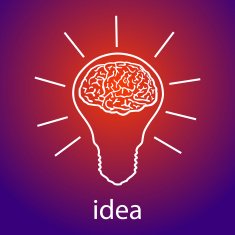 light bulb idea vector illustration N2