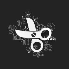 Drawing business formulas scissors N19 free image download