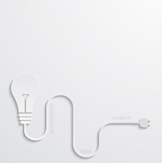 Vector modern light bulb background N10