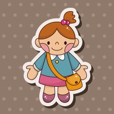 student cartoon theme elements vector eps N84