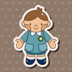 student cartoon theme elements vector eps N88