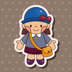 student cartoon theme elements vector eps N89