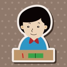 student cartoon theme elements vector eps N91