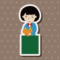 student cartoon theme elements vector eps N95