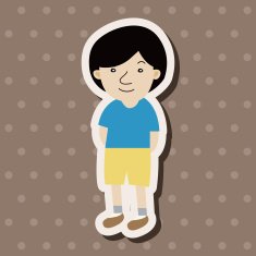 student cartoon theme elements vector eps N98