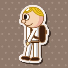 student cartoon theme elements vector eps N104