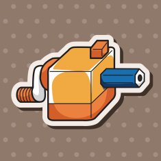 stationary pencil sharpner theme elements vector eps N7
