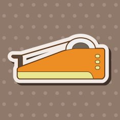 stationary tape dispenser theme elements vector eps N7