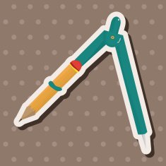 stationary compass theme elements vector eps N18