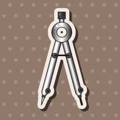 stationary compass theme elements vector eps N19