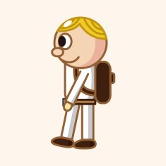 student cartoon theme elements vector eps N128