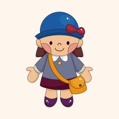 student cartoon theme elements vector eps N140