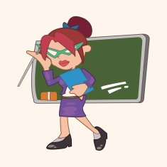 person character teacher theme elements N26