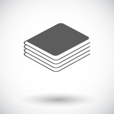 Book Single flat icon N4
