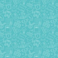 School line icon pattern set N5