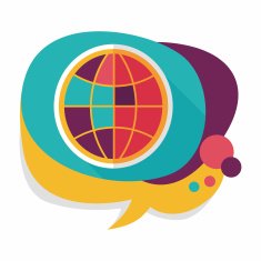 globe icon flat icon with long shadow N9