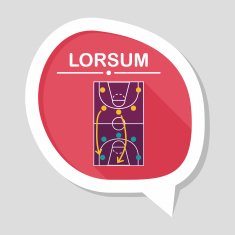 basketball strategy board flat icon with long shadow eps10 N7