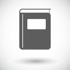 Book Single flat icon N5