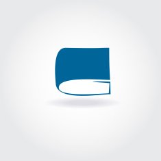 Book store or library logo sign