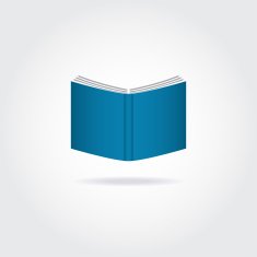 Book store or library logo sign N2