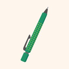 automatic pencil theme elements N18
