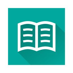Reading icon great for any use Vector EPS10