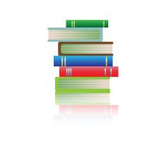 Stack of multi colored books N2