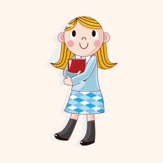 student cartoon theme elements vector eps N144