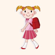 student cartoon theme elements vector eps N148