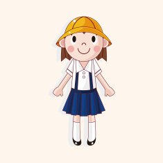 student cartoon theme elements vector eps N150