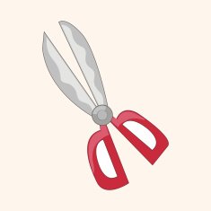 stationary scissors theme elements vector eps N15