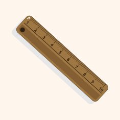 stationary ruler theme elements vector eps N17